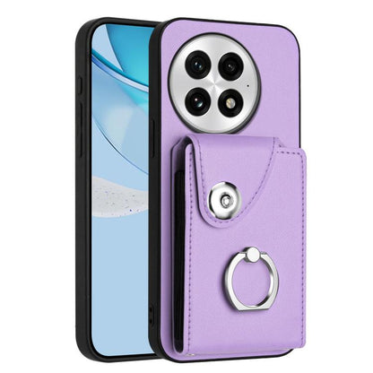 Organ Card Bag Ring Holder PU Phone Case, For OnePlus Nord CE4 Lite 5G / OPPO K12x, For OnePlus 13T, For OnePlus Ace 5 / 5 Pro / 13R, For OnePlus 13 5G