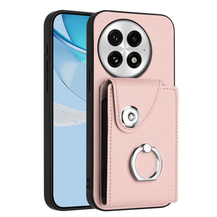Organ Card Bag Ring Holder PU Phone Case, For OnePlus Nord CE4 Lite 5G / OPPO K12x, For OnePlus 13T, For OnePlus Ace 5 / 5 Pro / 13R, For OnePlus 13 5G