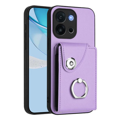 Organ Card Bag Ring Holder PU Phone Case, For OnePlus Nord CE4 Lite 5G / OPPO K12x, For OnePlus 13T, For OnePlus Ace 5 / 5 Pro / 13R, For OnePlus 13 5G