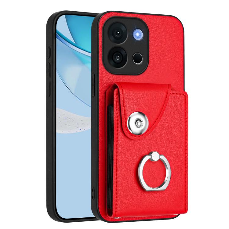 Organ Card Bag Ring Holder PU Phone Case, For OnePlus Nord CE4 Lite 5G / OPPO K12x, For OnePlus 13T, For OnePlus Ace 5 / 5 Pro / 13R, For OnePlus 13 5G