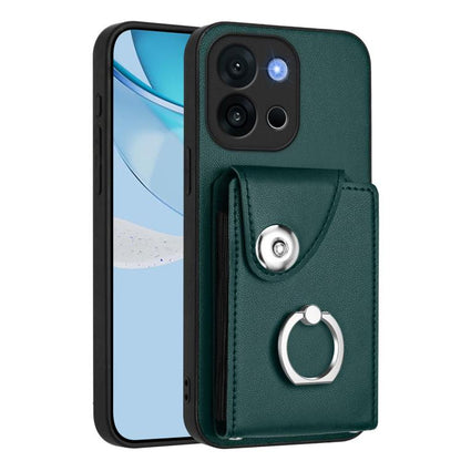 Organ Card Bag Ring Holder PU Phone Case, For OnePlus Nord CE4 Lite 5G / OPPO K12x, For OnePlus 13T, For OnePlus Ace 5 / 5 Pro / 13R, For OnePlus 13 5G