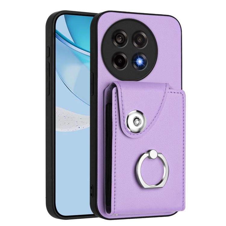 Organ Card Bag Ring Holder PU Phone Case, For OnePlus Nord CE4 Lite 5G / OPPO K12x, For OnePlus 13T, For OnePlus Ace 5 / 5 Pro / 13R, For OnePlus 13 5G