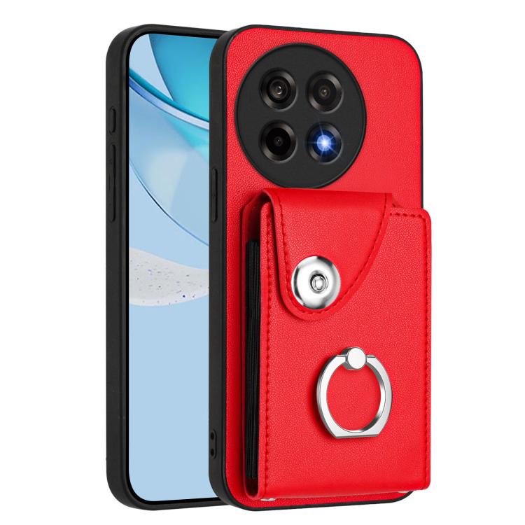 Organ Card Bag Ring Holder PU Phone Case, For OnePlus Nord CE4 Lite 5G / OPPO K12x, For OnePlus 13T, For OnePlus Ace 5 / 5 Pro / 13R, For OnePlus 13 5G