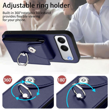 Organ Card Bag Ring Holder PU Phone Case, For OnePlus Nord 4, For OnePlus Nord CE4, For OnePlus Nord CE 3 Lite