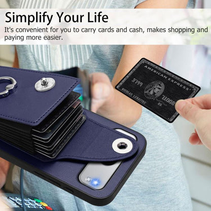 Organ Card Bag Ring Holder PU Phone Case, For OnePlus Nord 4, For OnePlus Nord CE4, For OnePlus Nord CE 3 Lite