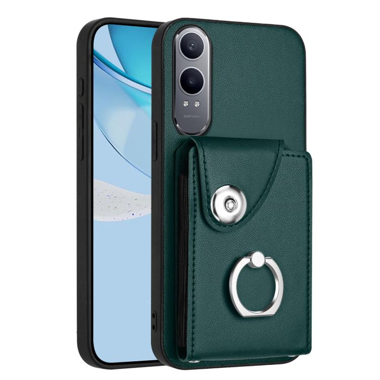 Organ Card Bag Ring Holder PU Phone Case, For OnePlus Nord CE4 Lite 5G / OPPO K12x, For OnePlus 13T, For OnePlus Ace 5 / 5 Pro / 13R, For OnePlus 13 5G