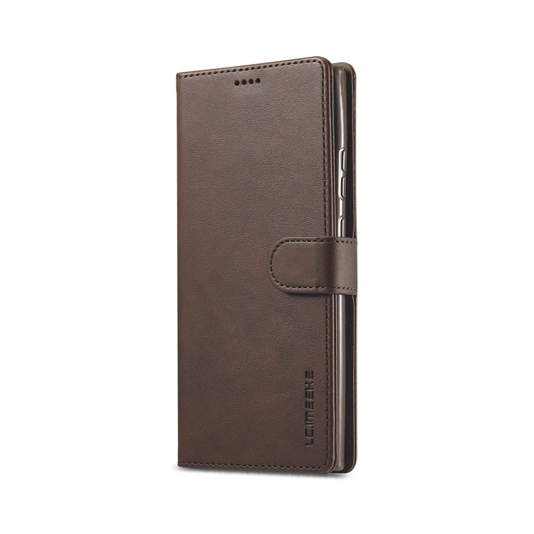 LC.IMEEKE Calf Texture Horizontal Flip Leather Case, with Holder & Card Slots & Wallet, For Xiaomi Redmi 9, For Samsung Galaxy A21s, For Samsung Galaxy Note 20, For Samsung Galaxy Note 20 Ultra, For Xiaomi Redmi Note 9