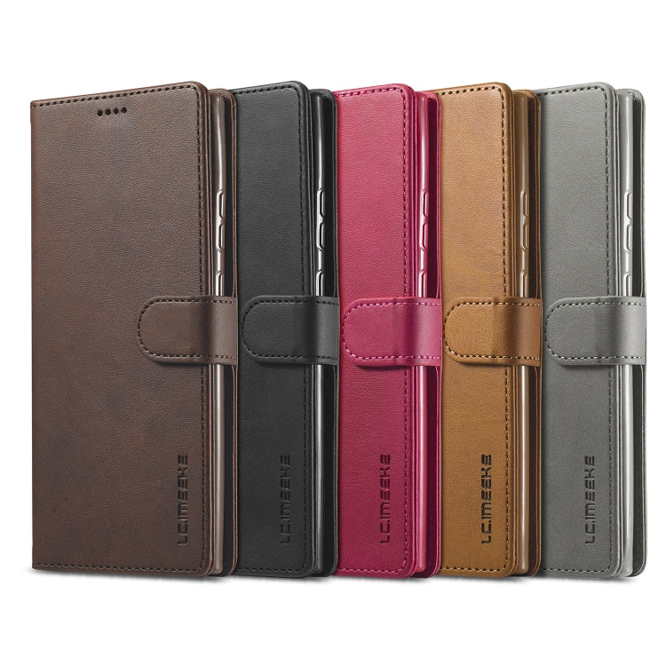 LC.IMEEKE Calf Texture Horizontal Flip Leather Case, with Holder & Card Slots & Wallet, For Xiaomi Redmi 9, For Samsung Galaxy A21s, For Samsung Galaxy Note 20, For Samsung Galaxy Note 20 Ultra, For Xiaomi Redmi Note 9