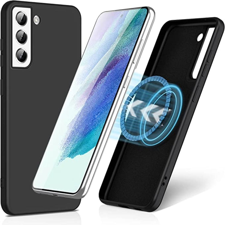 MagSafe Magnetic Liquid Silicone Phone Case, For Samsung Galaxy S25 5G, For Samsung Galaxy S25+ 5G, For Samsung Galaxy S25 Ultra 5G, For Samsung Galaxy S24 Ultra 5G, For Samsung Galaxy S24+ 5G, For Samsung Galaxy S24 5G