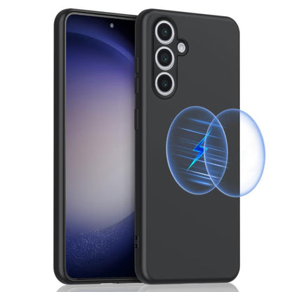 MagSafe Magnetic Liquid Silicone Phone Case, For Samsung Galaxy S25 5G, For Samsung Galaxy S25+ 5G, For Samsung Galaxy S25 Ultra 5G, For Samsung Galaxy S24 Ultra 5G, For Samsung Galaxy S24+ 5G, For Samsung Galaxy S24 5G