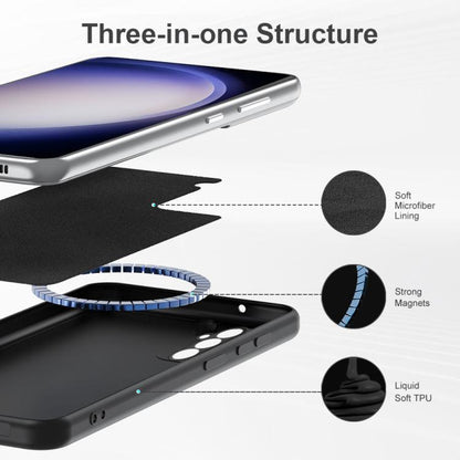 MagSafe Magnetic Liquid Silicone Phone Case, For Samsung Galaxy S25 5G, For Samsung Galaxy S25+ 5G, For Samsung Galaxy S25 Ultra 5G, For Samsung Galaxy S24 Ultra 5G, For Samsung Galaxy S24+ 5G, For Samsung Galaxy S24 5G