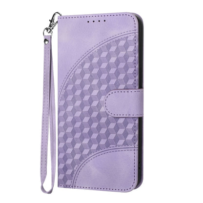 Elephant Head Embossed Phone Leather Case with Lanyard, For OnePlus 8 Pro