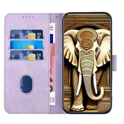 Elephant Head Embossed Phone Leather Case with Lanyard, For OnePlus 9, For OnePlus Nord N10 5G, For OnePlus Nord N100 4G