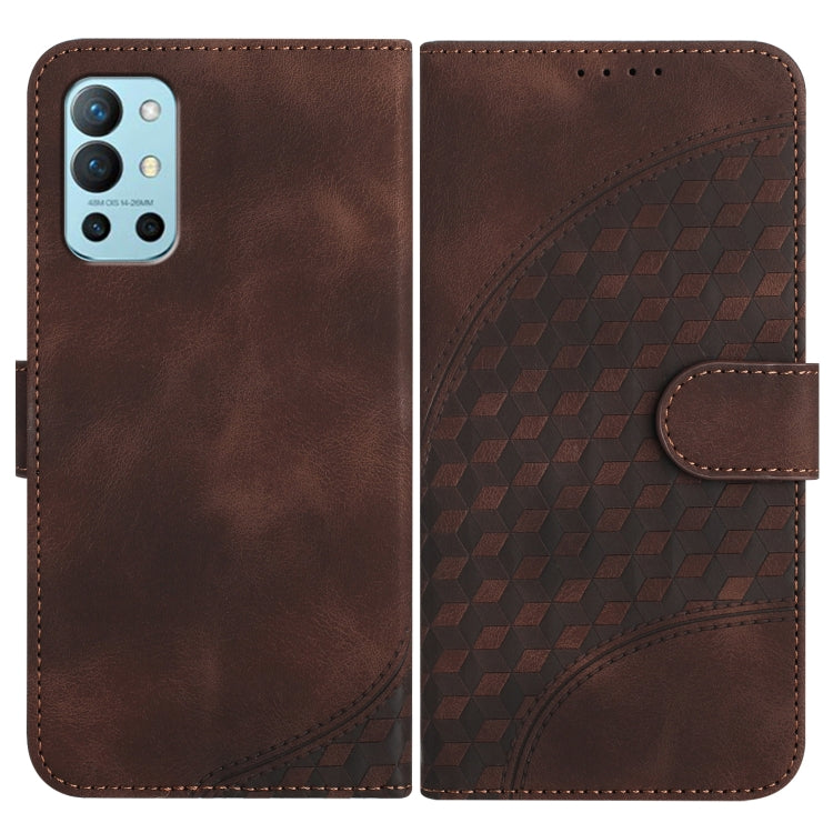 Elephant Head Embossed Phone Leather Case with Lanyard, For OnePlus Ace 2V, For OnePlus 11, For OnePlus 9R 5G