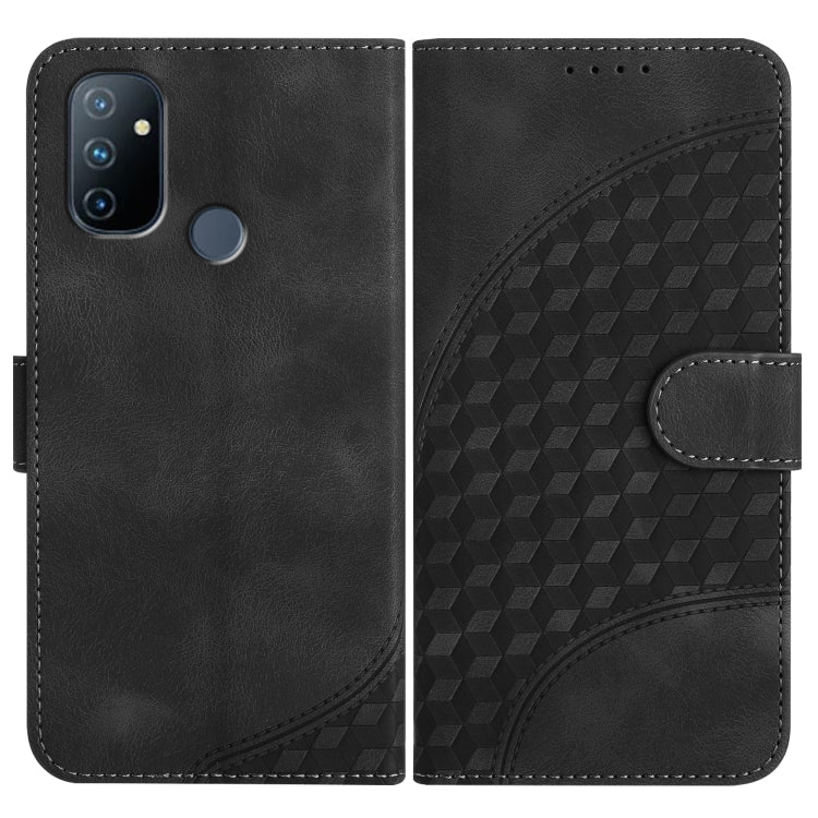 Elephant Head Embossed Phone Leather Case with Lanyard, For OnePlus 9, For OnePlus Nord N10 5G, For OnePlus Nord N100 4G