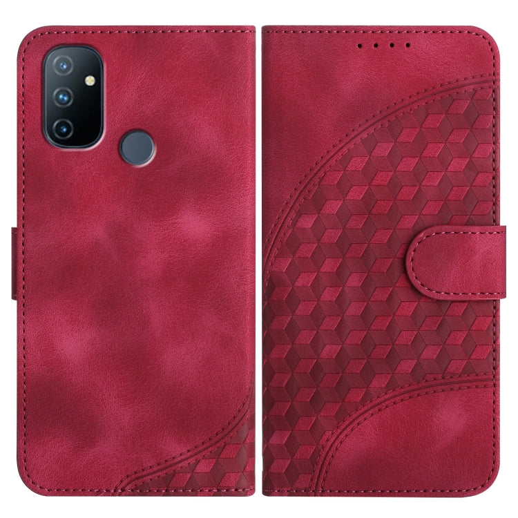Elephant Head Embossed Phone Leather Case with Lanyard, For OnePlus 9, For OnePlus Nord N10 5G, For OnePlus Nord N100 4G