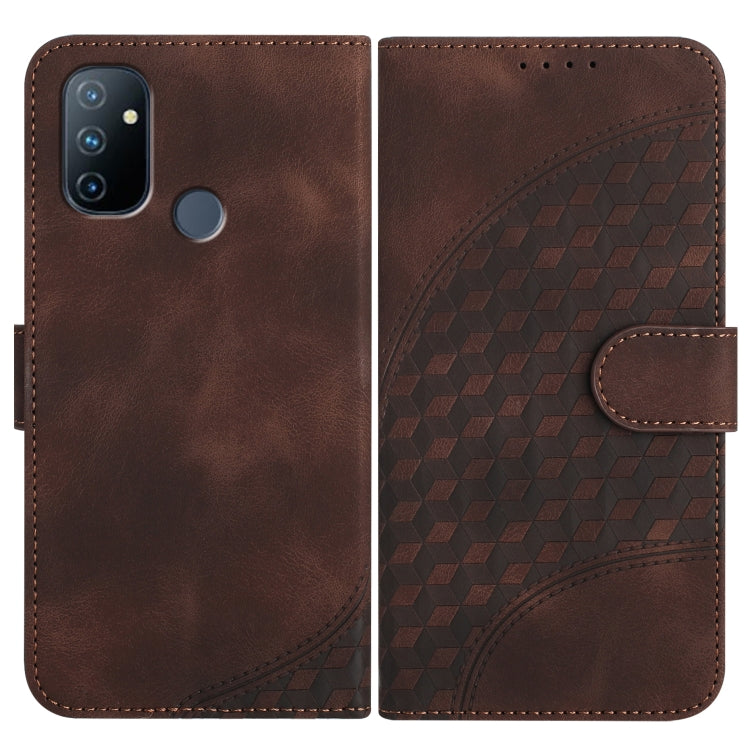 Elephant Head Embossed Phone Leather Case with Lanyard, For OnePlus 9, For OnePlus Nord N10 5G, For OnePlus Nord N100 4G