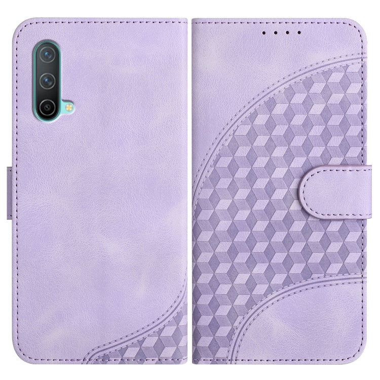 Elephant Head Embossed Phone Leather Case with Lanyard, For OnePlus Nord CE 5G, For OnePlus Nord 2 5G, For OnePlus 9 Pro