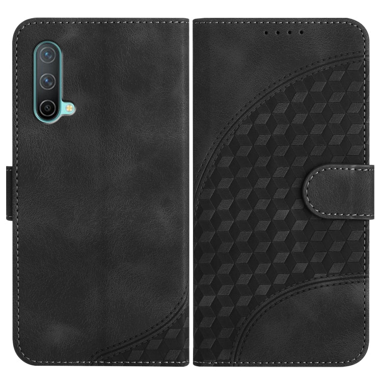 Elephant Head Embossed Phone Leather Case with Lanyard, For OnePlus Nord CE 5G, For OnePlus Nord 2 5G, For OnePlus 9 Pro