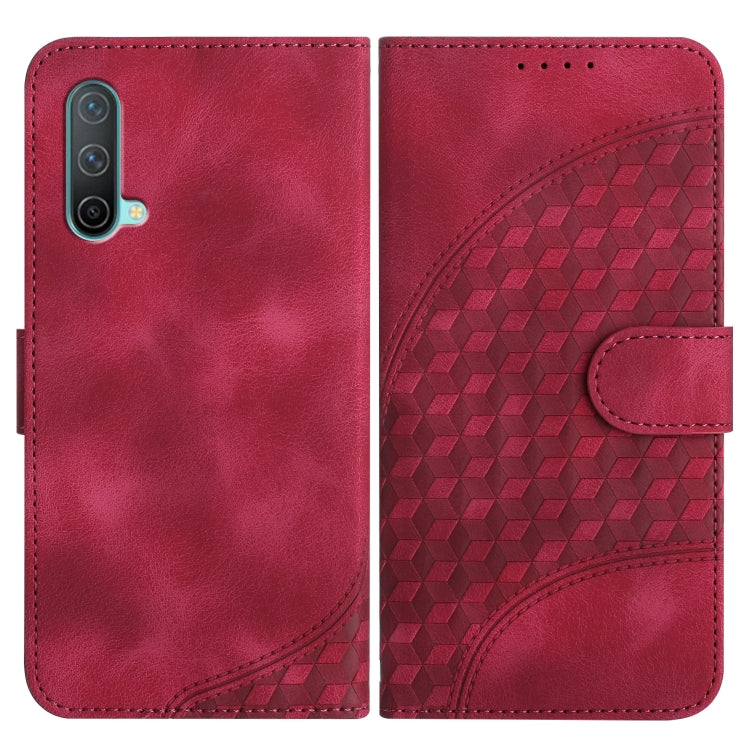 Elephant Head Embossed Phone Leather Case with Lanyard, For OnePlus Nord CE 5G, For OnePlus Nord 2 5G, For OnePlus 9 Pro