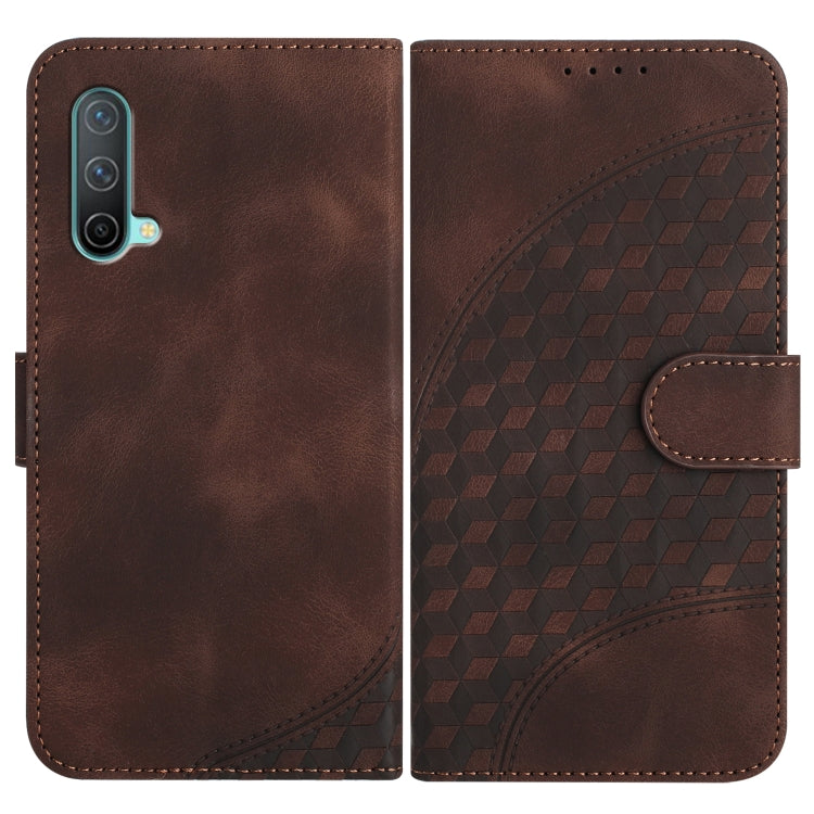 Elephant Head Embossed Phone Leather Case with Lanyard, For OnePlus Nord CE 5G, For OnePlus Nord 2 5G, For OnePlus 9 Pro