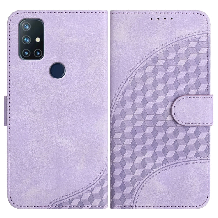 Elephant Head Embossed Phone Leather Case with Lanyard, For OnePlus 9, For OnePlus Nord N10 5G, For OnePlus Nord N100 4G