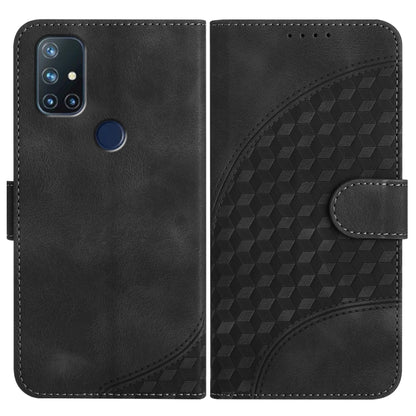 Elephant Head Embossed Phone Leather Case with Lanyard, For OnePlus 9, For OnePlus Nord N10 5G, For OnePlus Nord N100 4G