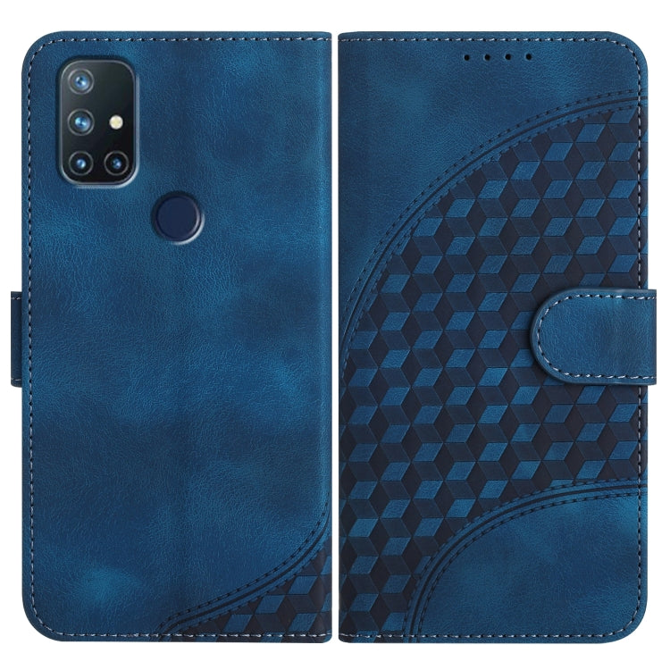 Elephant Head Embossed Phone Leather Case with Lanyard, For OnePlus 9, For OnePlus Nord N10 5G, For OnePlus Nord N100 4G