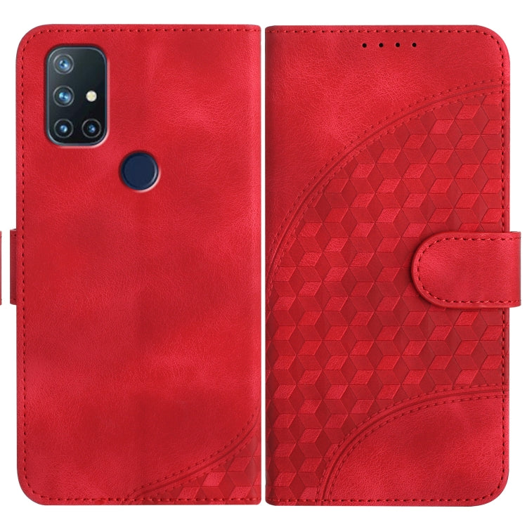 Elephant Head Embossed Phone Leather Case with Lanyard, For OnePlus 9, For OnePlus Nord N10 5G, For OnePlus Nord N100 4G