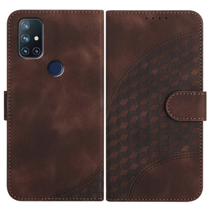 Elephant Head Embossed Phone Leather Case with Lanyard, For OnePlus 9, For OnePlus Nord N10 5G, For OnePlus Nord N100 4G