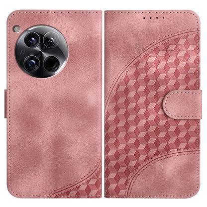 Elephant Head Embossed Phone Leather Case with Lanyard, For OnePlus 13T, For OnePlus Ace 5 / 13R Global, For OnePlus 12
