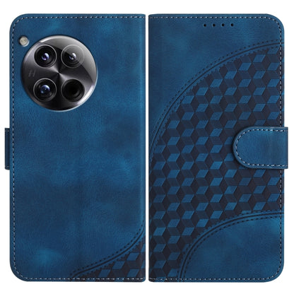 Elephant Head Embossed Phone Leather Case with Lanyard, For OnePlus 13T, For OnePlus Ace 5 / 13R Global, For OnePlus 12