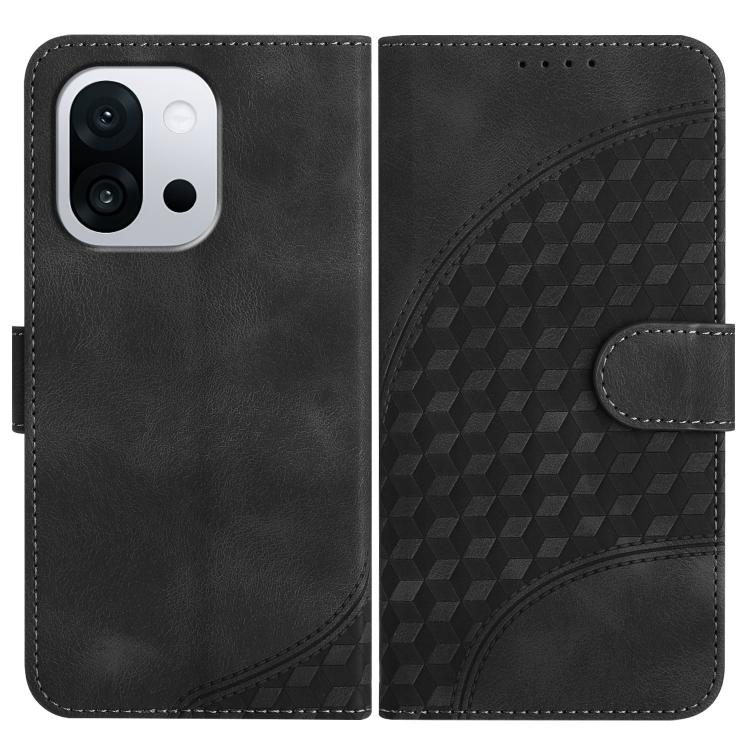 Elephant Head Embossed Phone Leather Case with Lanyard, For OnePlus 13T, For OnePlus Ace 5 / 13R Global, For OnePlus 12
