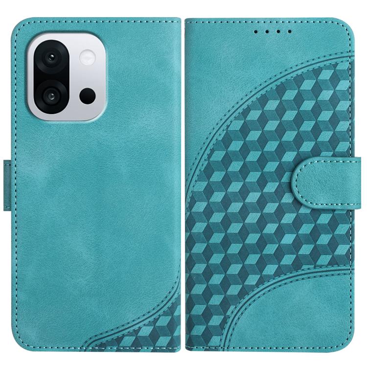 Elephant Head Embossed Phone Leather Case with Lanyard, For OnePlus 13T, For OnePlus Ace 5 / 13R Global, For OnePlus 12