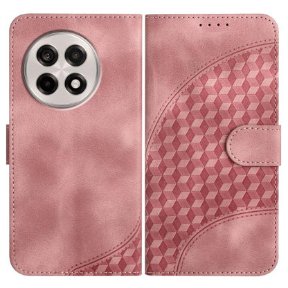 Elephant Head Embossed Phone Leather Case with Lanyard, For OnePlus 13T, For OnePlus Ace 5 / 13R Global, For OnePlus 12