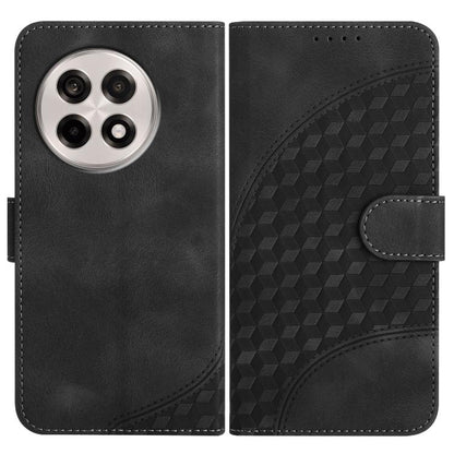 Elephant Head Embossed Phone Leather Case with Lanyard, For OnePlus 13T, For OnePlus Ace 5 / 13R Global, For OnePlus 12