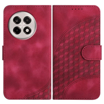 Elephant Head Embossed Phone Leather Case with Lanyard, For OnePlus 13T, For OnePlus Ace 5 / 13R Global, For OnePlus 12