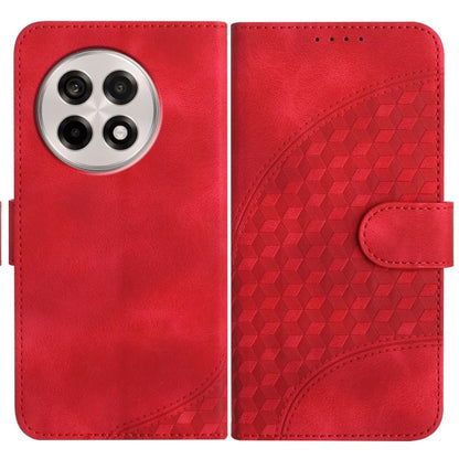 Elephant Head Embossed Phone Leather Case with Lanyard, For OnePlus 13T, For OnePlus Ace 5 / 13R Global, For OnePlus 12