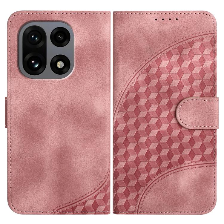 Elephant Head Embossed Phone Leather Case with Lanyard, For OnePlus Turbo 6 / 6V, For OnePlus Ace 6, For OnePlus 15