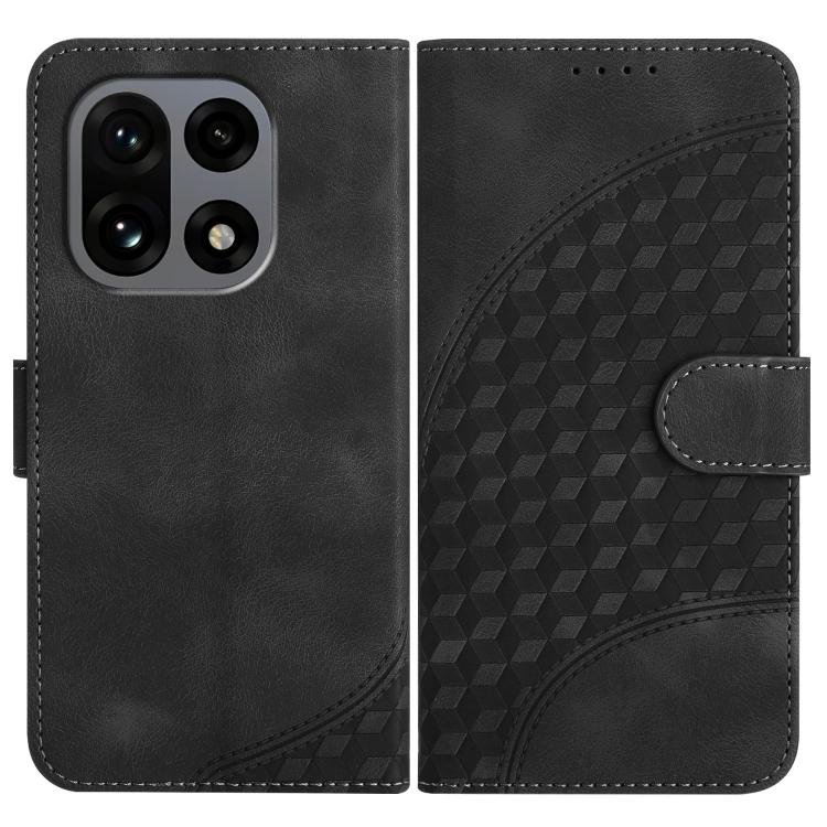 Elephant Head Embossed Phone Leather Case with Lanyard, For OnePlus Turbo 6 / 6V, For OnePlus Ace 6, For OnePlus 15