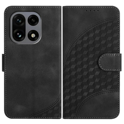 Elephant Head Embossed Phone Leather Case with Lanyard, For OnePlus Turbo 6 / 6V, For OnePlus Ace 6, For OnePlus 15