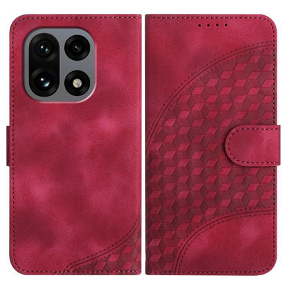 Elephant Head Embossed Phone Leather Case with Lanyard, For OnePlus Turbo 6 / 6V, For OnePlus Ace 6, For OnePlus 15