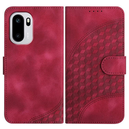 Elephant Head Embossed Phone Leather Case with Lanyard, For OnePlus Turbo 6 / 6V, For OnePlus Ace 6, For OnePlus 15