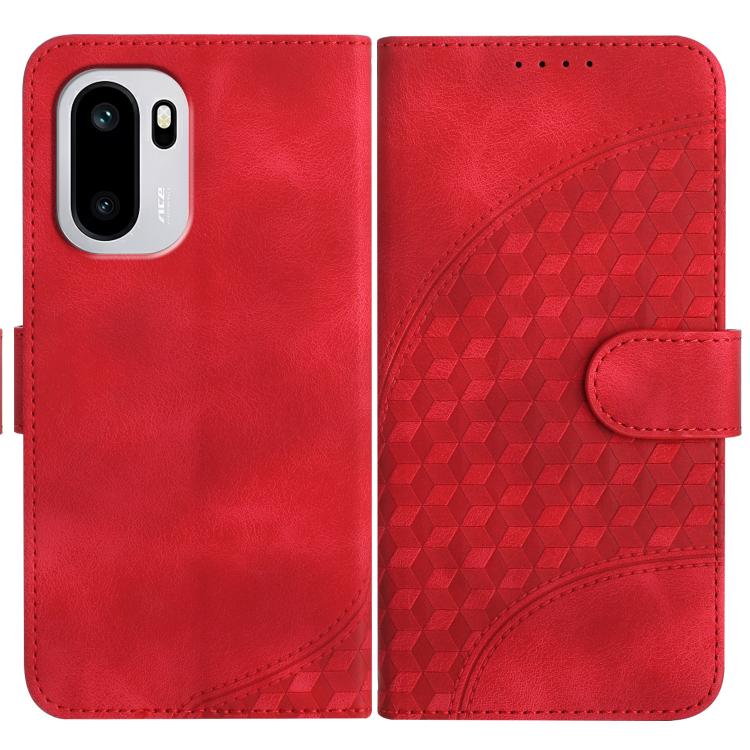 Elephant Head Embossed Phone Leather Case with Lanyard, For OnePlus Turbo 6 / 6V, For OnePlus Ace 6, For OnePlus 15