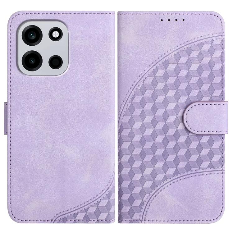 Elephant Head Embossed Phone Leather Case with Lanyard, For OnePlus Turbo 6 / 6V, For OnePlus Ace 6, For OnePlus 15