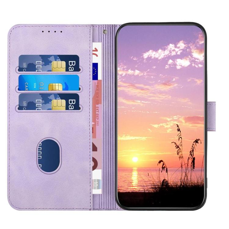 Elephant Head Embossed Phone Leather Case with Lanyard, For OnePlus Turbo 6 / 6V, For OnePlus Ace 6, For OnePlus 15