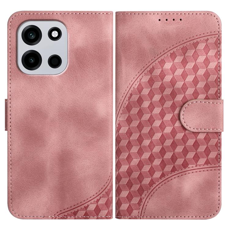 Elephant Head Embossed Phone Leather Case with Lanyard, For OnePlus Turbo 6 / 6V, For OnePlus Ace 6, For OnePlus 15