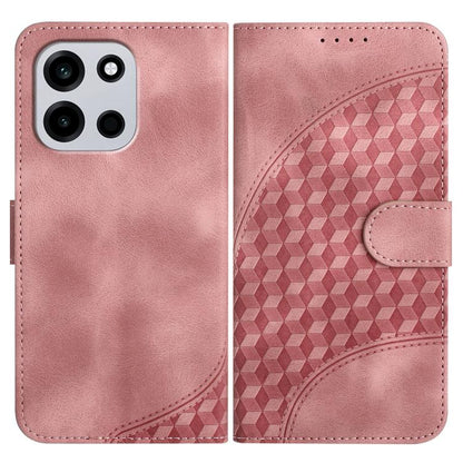 Elephant Head Embossed Phone Leather Case with Lanyard, For OnePlus Turbo 6 / 6V, For OnePlus Ace 6, For OnePlus 15