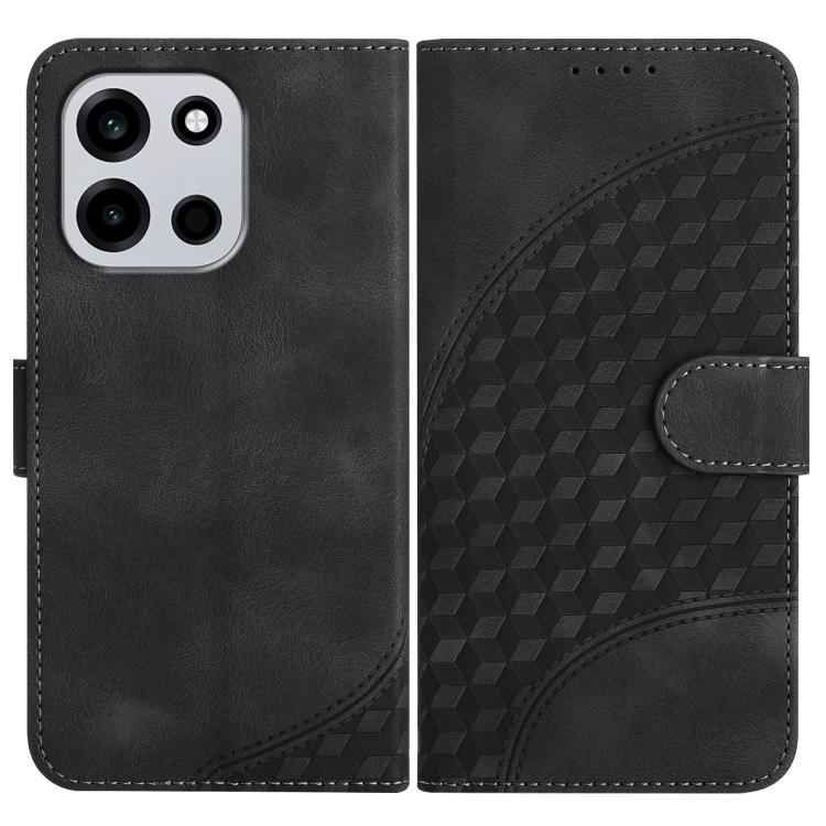 Elephant Head Embossed Phone Leather Case with Lanyard, For OnePlus Turbo 6 / 6V, For OnePlus Ace 6, For OnePlus 15