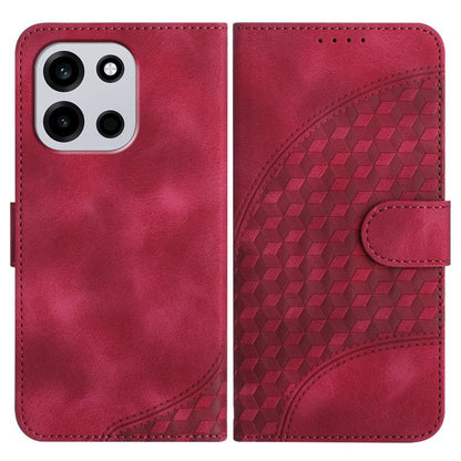 Elephant Head Embossed Phone Leather Case with Lanyard, For OnePlus Turbo 6 / 6V, For OnePlus Ace 6, For OnePlus 15